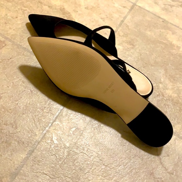 Nine West flat mules Sz 8 - Picture 2 of 5
